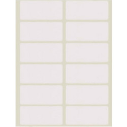 Αυτοκόλλητες Ετικέτες Λευκές No16 49x23mm 40 Φύλλα 12 Ετικέτες Ανα Φύλλο