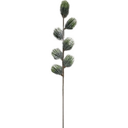 XMAS BRANCH ΧΡΙΣΤΟΥΓΕΝΝΙΑΤΙΚΟ ΚΛΑΔΙ 70cm PVC ΠΡΑΣΙΝΟ