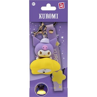 yume hello kitty and friends light-up μπρελόκ και λουράκι kuromi