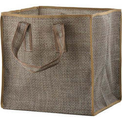 Zogometal Bag 3 Υφασμάτινη Τσάντα Μεταφοράς Ξύλων 40x40x35cm Μπεζ