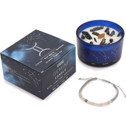 Δίδυμοι (Gemini) Αρωματικό Κερί Σόγιας Zodiac Crystal 320gr Ancient Wisdom