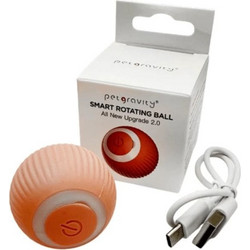 Madpet Παιχνίδι Γάτας Rolling Ball Επαναφορτιζόμενο Ροζ 4.3cm