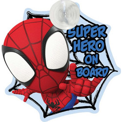 Marvel Spidey Πινακίδα Σήμανσης Baby on Board με Βεντούζα, 1τμχ
