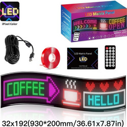 Ψηφιακή Επιγραφή LED 93x20cm P4.5 192x32 Pixel RGB Bluetooth GLOBOSTAR MATRIX