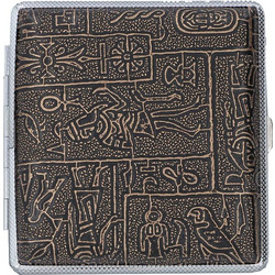 Ταμπακιέρα για 20 κανονικά τσιγάρα MADO PHARAOH 665-9054 GOLD 590111831860