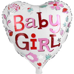 Μπαλόνι Foil Μεταλλιζέ Baby Girl 46cm Homie 116981 96-961