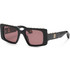 Roberto Cavalli SRC039S 51700Y Γυναικεία Γυαλιά Ηλίου Τετράγωνα Κοκάλινα Μαύρα με Ροζ Φακό