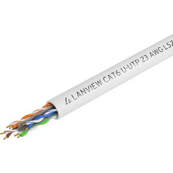 Lanview U/UTP Cat.6 Καλώδιο Δικτύου Ethernet 305m White LVN122114
