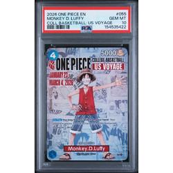 Monkey.D.Luffy - Coll Basketball: US Voyage - P-055 - PSA 10