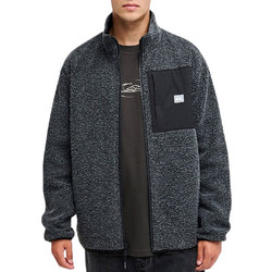 Quiksilver Urban Storm Ανδρική Ζακέτα Fleece με Φερμουάρ Μαύρη
