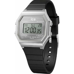 Ice Watch Ψηφιακό Γυναικείο Ρολόι με Μαύρο Καουτσούκ Λουράκι IC022735