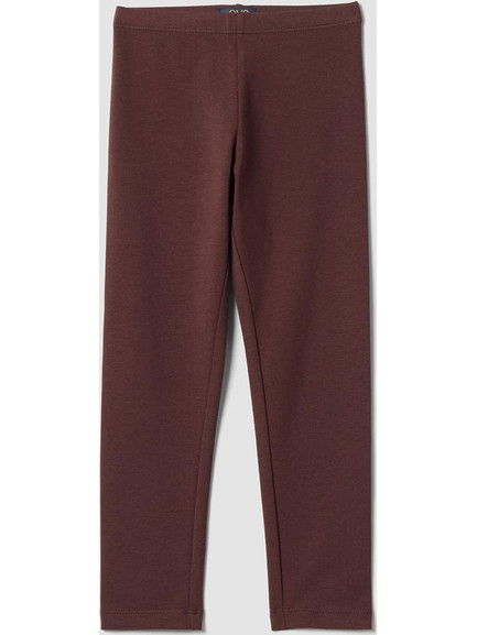 OVS LEGGING SOLID 2865563-FRENCH ROAST Chocolate
