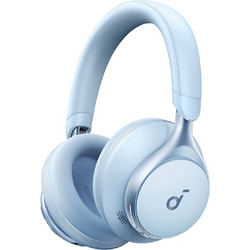 Anker SoundCore Space One Ασύρματα Bluetooth Ακουστικά Over Ear με Noise Cancelling Γαλάζια