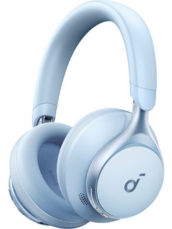 Anker SoundCore Space One Ασύρματα Bluetooth Ακουστικά Over Ear με Noise Cancelling Γαλάζια