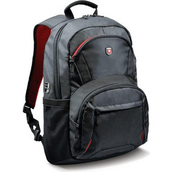 Port Designs Houston Backpack Laptop 17.3" Black / Red