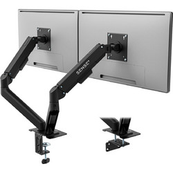 SENSE7 Uchwyt biurkowy na 2 monitory 17''-32'' HANG DOUBLE Light