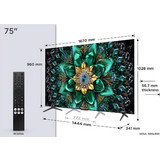 TCL QD Mini-LED 75Q6C Smart Τηλεόραση 75" 4K UHD Mini LED HDR (2025)