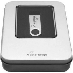 Mediarange Usb Flash Drive Case Silver