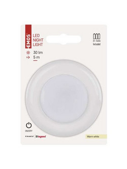 Φωτάκι νυκτός LED στρογγυλό 30lm P4722 EMOS P4722