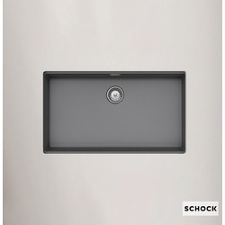Schock Cristalite Manhattan 30080U-1441 Croma Υποκαθήμενος Νεροχύτης Γρανίτη Ματ 75x45.6cm