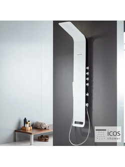 Στήλη Ντουζιέρας ASTREA, ICOS White Matt