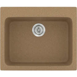 Sanitec Classic 331 Υποκαθήμενος Νεροχύτης Γρανίτη Ματ Granite Celtic Stone 60x50cm