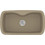 Sanitec Classic 321 Επικαθήμενος Νεροχύτης Γρανίτη Ματ Granite Taupe 83x51cm