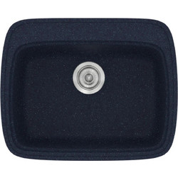 Sanitec Classic 313 Επικαθήμενος Νεροχύτης Γρανίτη Ματ Granite Blue 58x50cm
