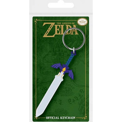 ZELDA - Rubber Keyring - Master Sword