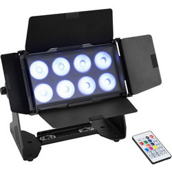 Eurolite Akku MF IP 8x10W RGBW CRMX Φωτορυθμικό LED DMX