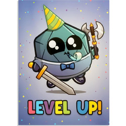 Leveled Up Greeting Card