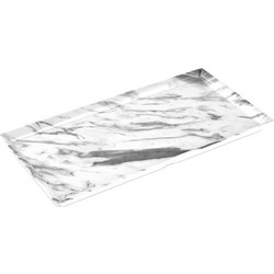 Πλατώ Μελαμίνης Marble Ορθογώνιο με Όψη Μαρμάρου για Σερβίρισμα 51x24x2cm