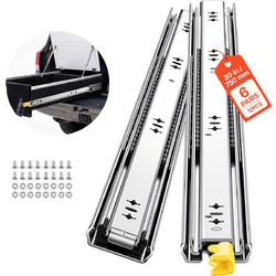 VEVOR Οδηγοί Συρταριού Βαρέως Τύπου 75 cm, 113,4 kg, Πλήρους Έκτασης, Πλευρικής Τοποθέτησης, Ατσάλινοι, 6 Ζεύγη ZXCTHGPFZ2505QF0A001V0