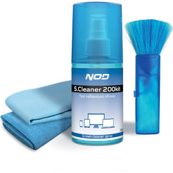 NOD S.CLEANER 200KIT 4-σε-1 σετ καθαρισμού οθονών, 200ml