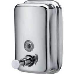 Gloria Hotelia Επιτοίχιο Dispenser από Ανοξείδωτο Ατσάλι Ασημί 800ml 43-9302