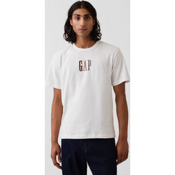 Ανδρική Μπλούζα με Gap Λογότυπο FRESH WHITE