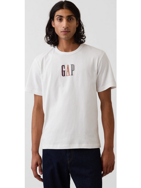 Ανδρική Μπλούζα με Gap Λογότυπο FRESH WHITE