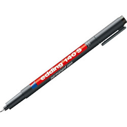 Edding 140s Ανεξίτηλοι Μαρκαδόροι Μαύρος 0.3mm