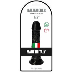 Toyz4lovers Rino Ρεαλιστικό Dildo με Βεντούζα 13.5cm Μαύρο