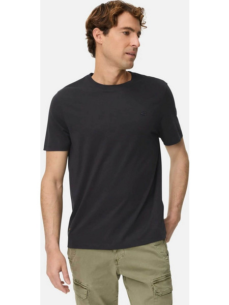 Camel Active ανδρικό T-shirt με monogram Regular Fit - C262NOS-409700-9T87 Μπλε Σκούρο