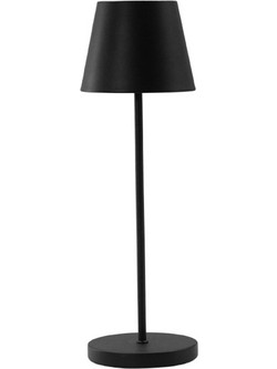 SONORA ISABELLA BLACK Επαναφορτιζόμενο επιτραπέζιο φωτιστικό LED με ασύρματη φόρτιση, 2.3W