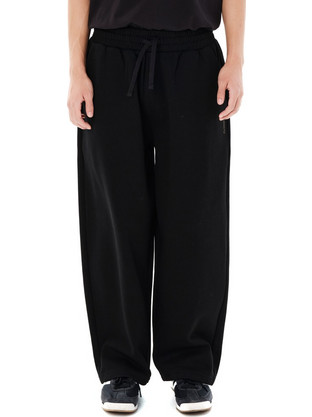 Emerson Ανδρικό Παντελόνι Φόρμας Fleece Μαύρο 262.EM25.96