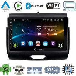 VenCore VenCore 3236-10007-0496B - Οθόνη Multimedia Android 15 9" 9109A MTK6762 Octa-Core 2GB/32GB IPS με Πρόσοψη, CarPlay, Android Auto και Υποστήριξη Κάμερας Οπισθοπορείας AHD για Ford Ranger 2017-2
