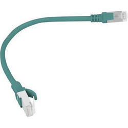 Lanberg U/UTP Cat.6 Καλώδιο Δικτύου Ethernet 0.25m Green PCU6-10CC-0025-G