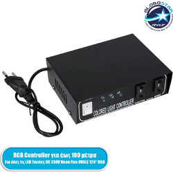 GLOBOSTAR NEOVALE-B 22612 Controller 6A 1380W AC 220-240V σε DC 220-240V για έως 100 Μέτρα Ταινία LED IP20 - Μαύρο