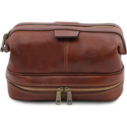 Tuscany Leather Jacob TL142204 Νεσεσέρ Ταξιδίου με Θήκες 25x13x17cm Καφέ