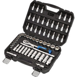 DRAPER HI-TORQ(R) Metric Socket and Bit Set - 3/8" Sq. Dr. (58 Piece)