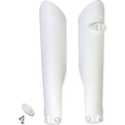 UFO Fork Guards White Husqvarna TC/FC
