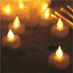 Διακοσμητικά Set TEA LIGHTS 4 LED ΘΕΡΜO με μπαταρίες 4xCR2032 (ΔΕΝ ΣΥΜΠ) IP20 5x38mm (X1341626)
