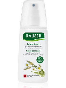 Rausch Detangling Spray Conditioner With Swiss Herbs σπρέι για εύκολο χτένισμα μαλλιών 100 ml